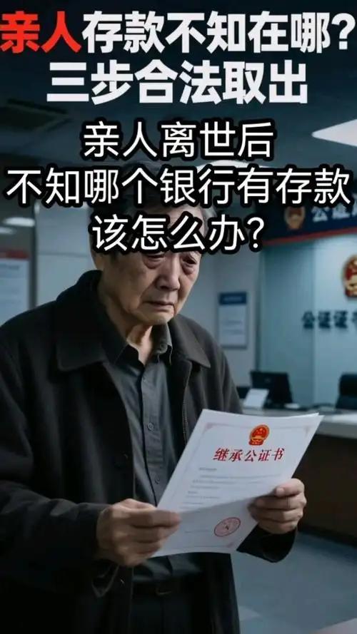 中年必看！提前了解离世亲人存款的查询与支取方法，等真遇到事时就能不慌不忙应对啦。