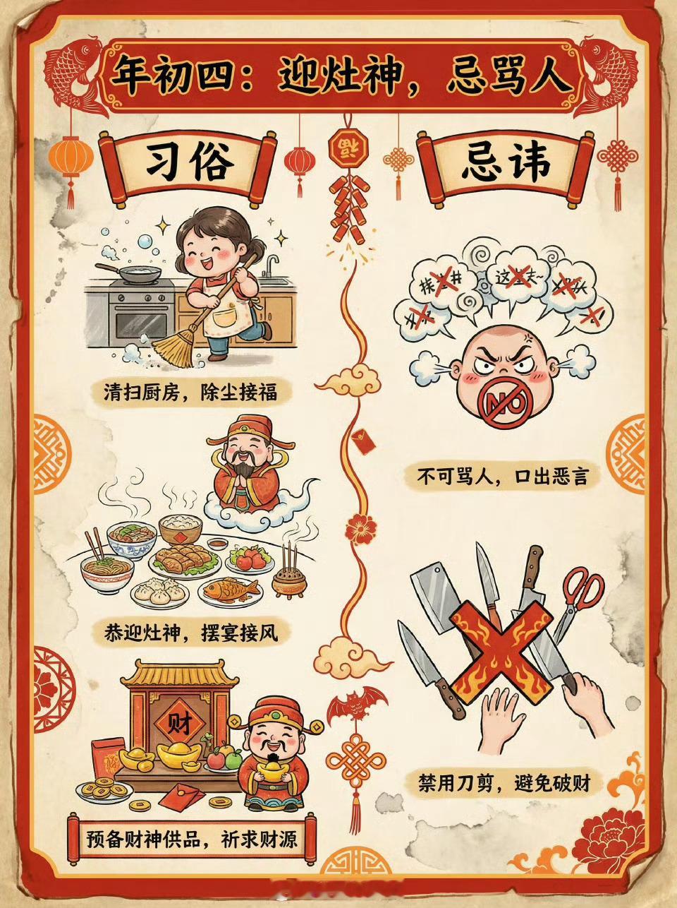 大年初四 扔穷大年初四 扔穷接福