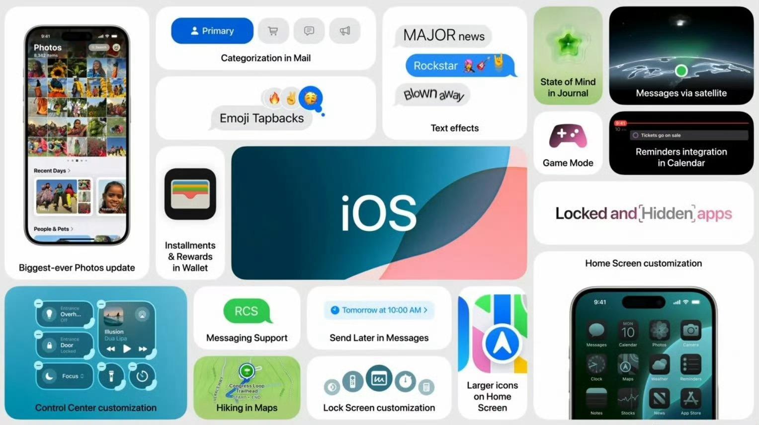 虽然这次iOS18可能大家看着没什么变化，感觉也就那样，但是相比去年的iOS17