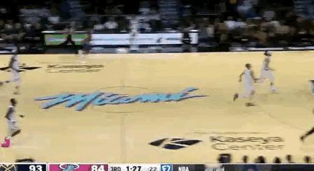 1月18日的NBA常规赛中，掘金133-113战胜热火￼。此役第三节，约基奇脑后
