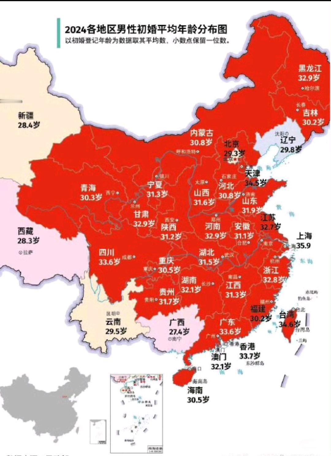为什么现在初婚普遍都超过了30岁？什么时候能把这个图变白就好了。


结婚之前必