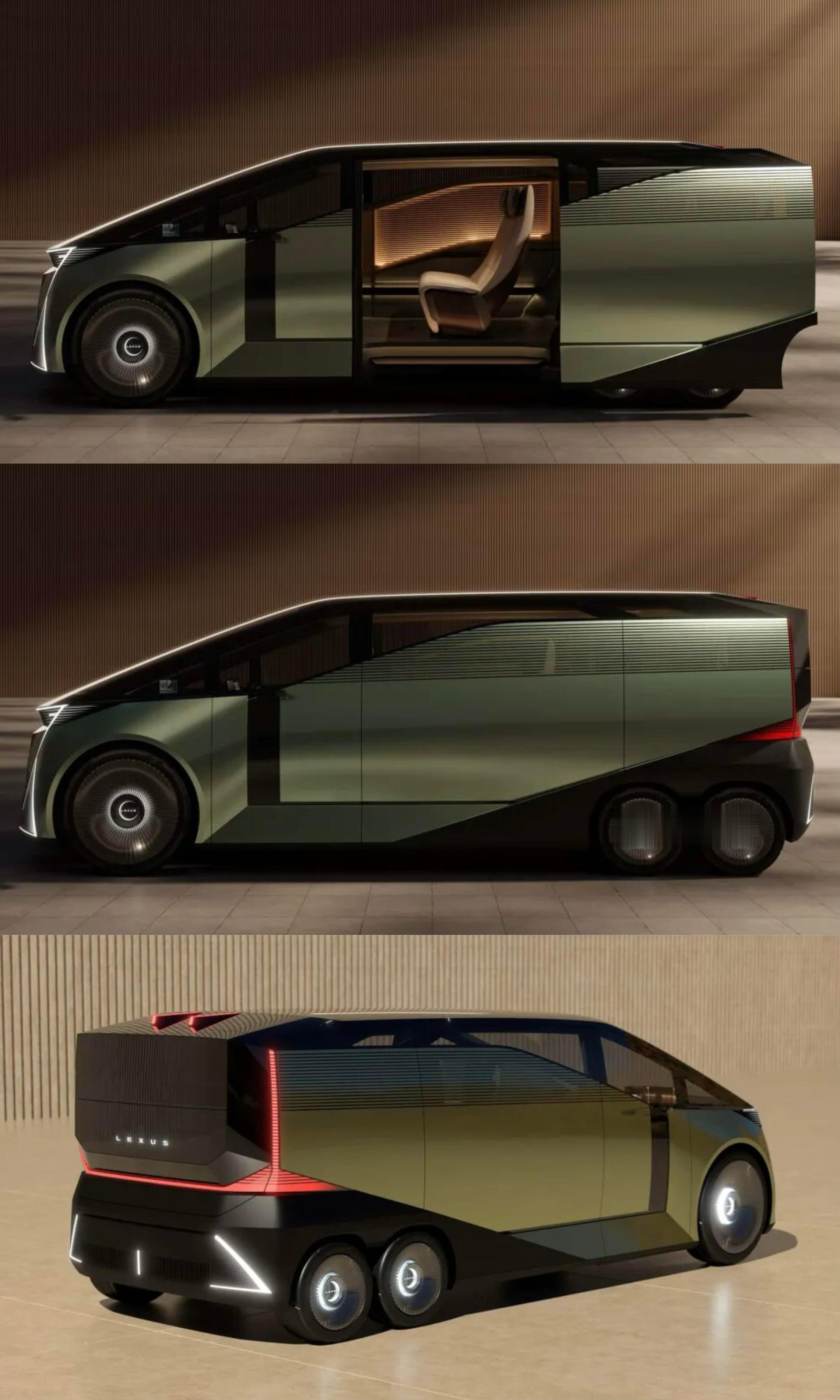 下一代雷克萨斯LS 也可以是六轮MPV全新雷克萨斯LS概念车可以说前所未有的颠覆