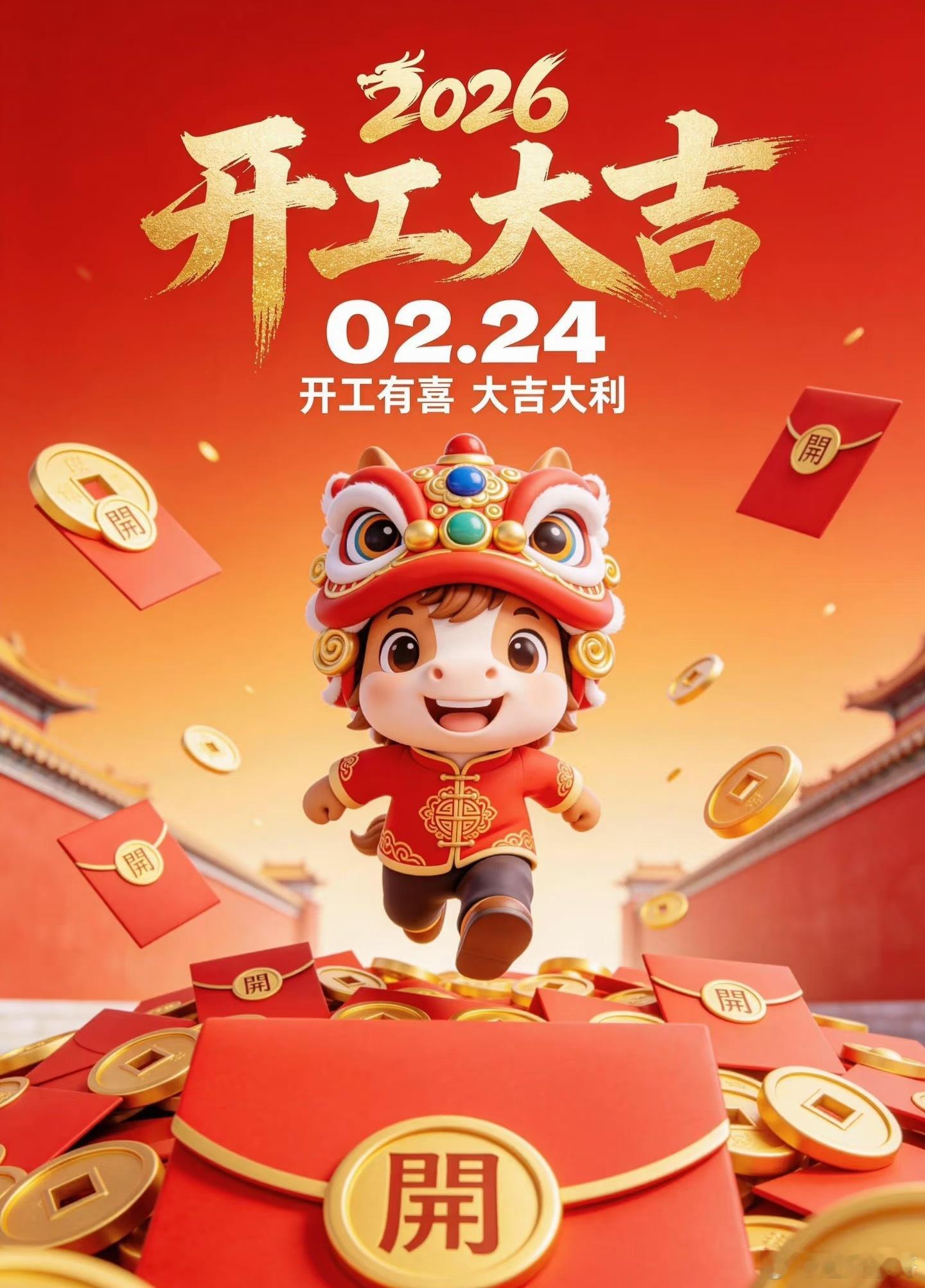 2026马年股市大涨：开门红启新程，慢牛踏浪来开门见红，全年见喜金马踏春至，开门