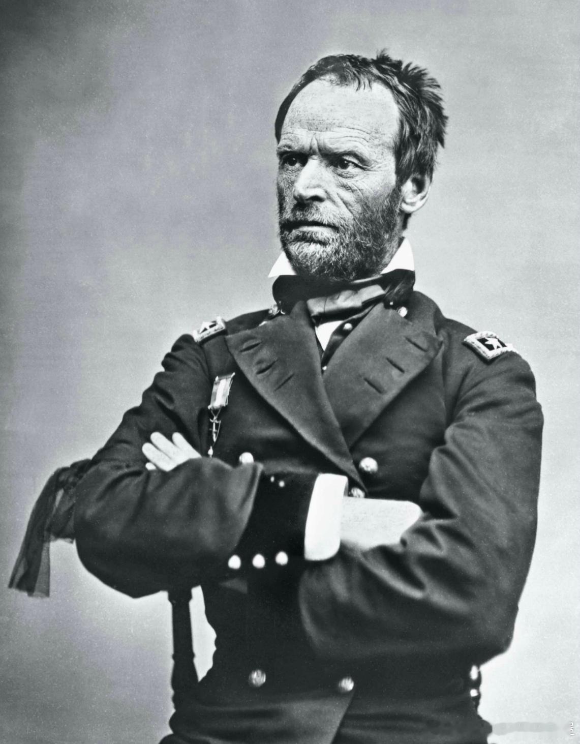 1865年的William Tecumseh Sherman谢尔曼（1820.2