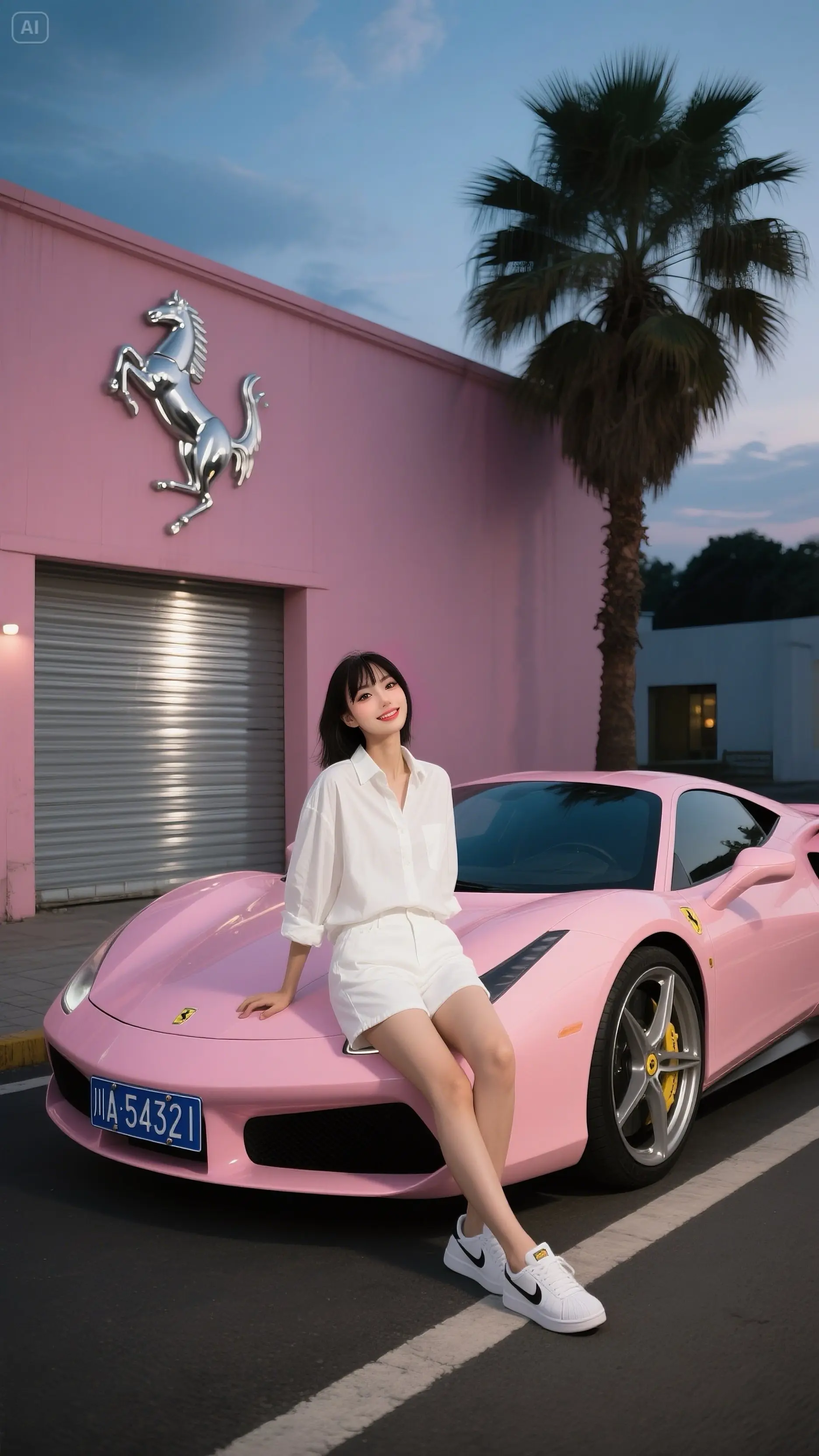 今晚去兜风吗 我的意思是开我的法拉利带我去