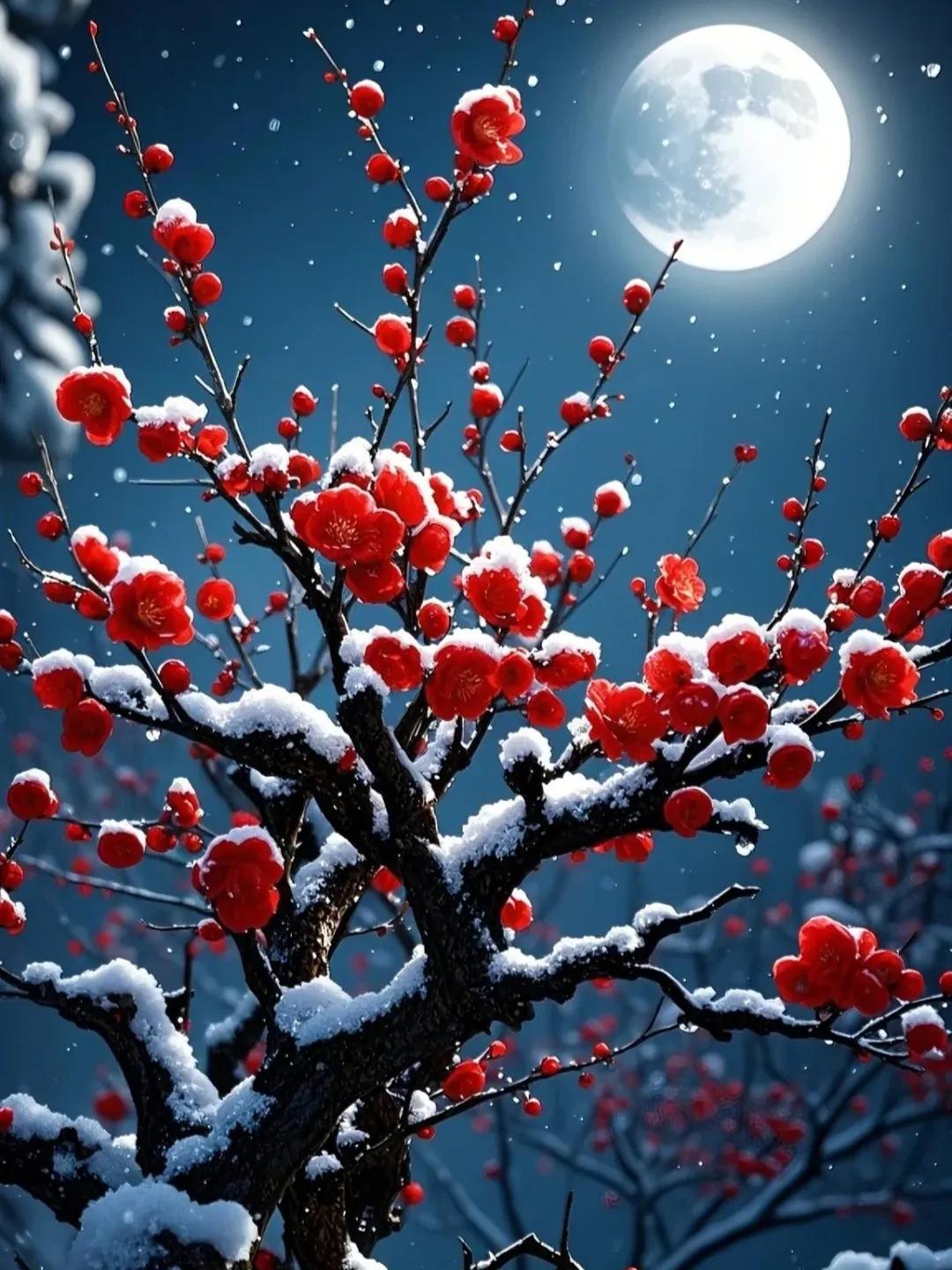 青竹有色花含笑，请友下联白雪无情梅傲寒。爆料