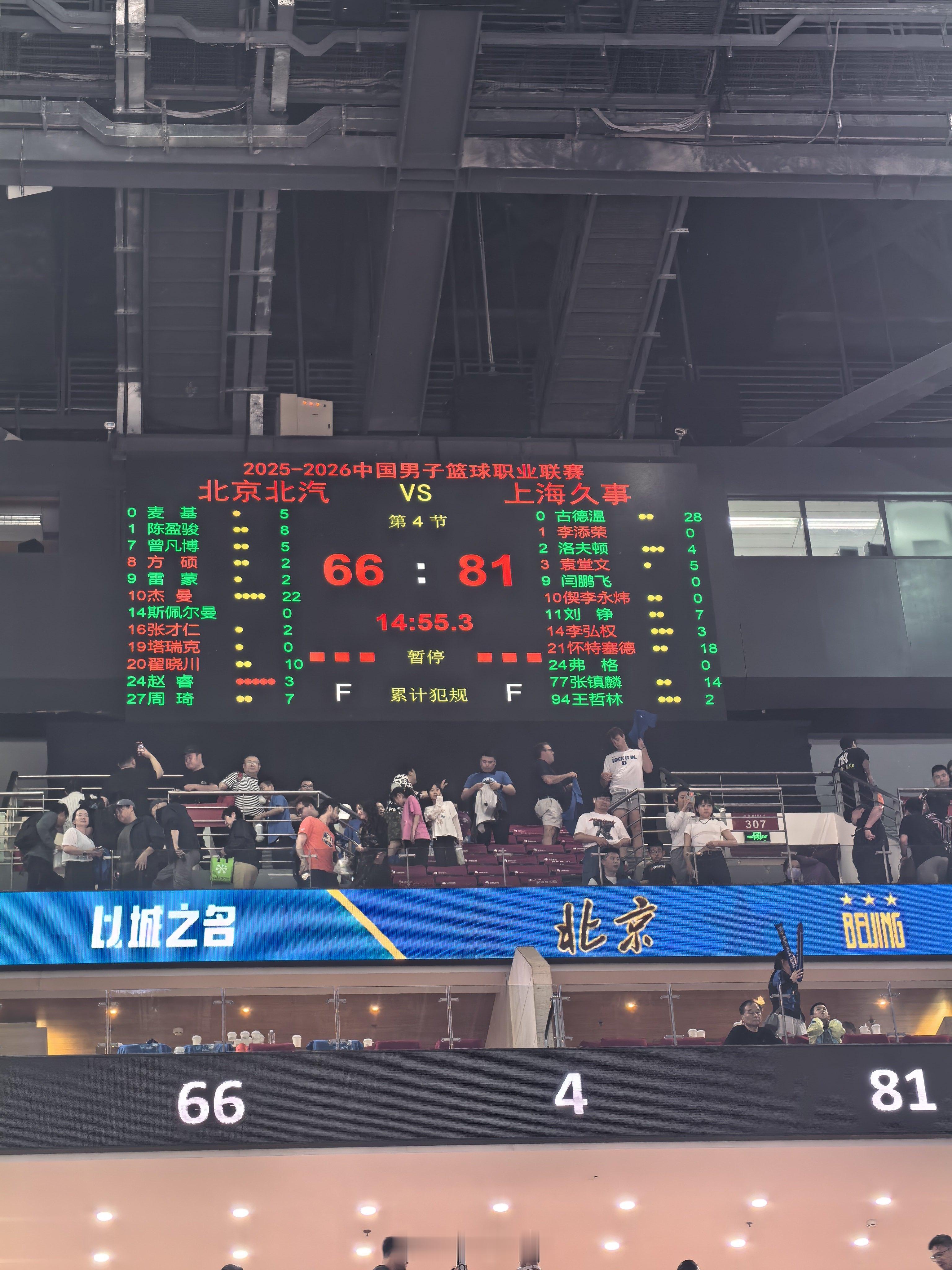cba季后赛 输了，自己的问题，别的不说了。 北京·五棵松
