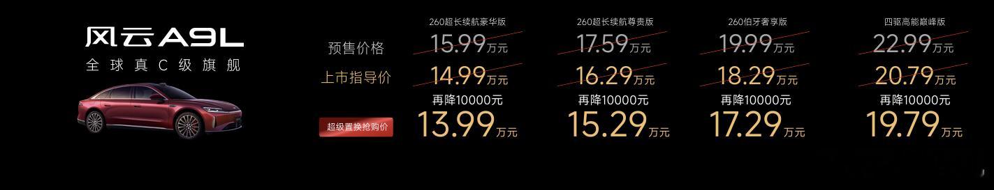 风云A9L13.99万起，就能开上真C级旗舰啦！我对奇瑞汽车一直超有好感，买奇瑞