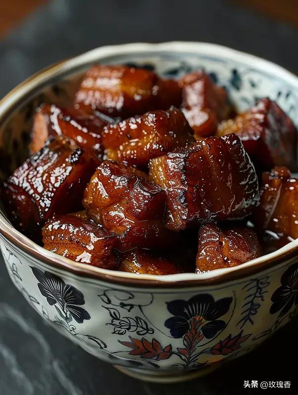 做红烧肉时，用冰糖还是白糖我觉得用冰糖吧，我不会做，但是吃的时候感觉是冰糖的味道