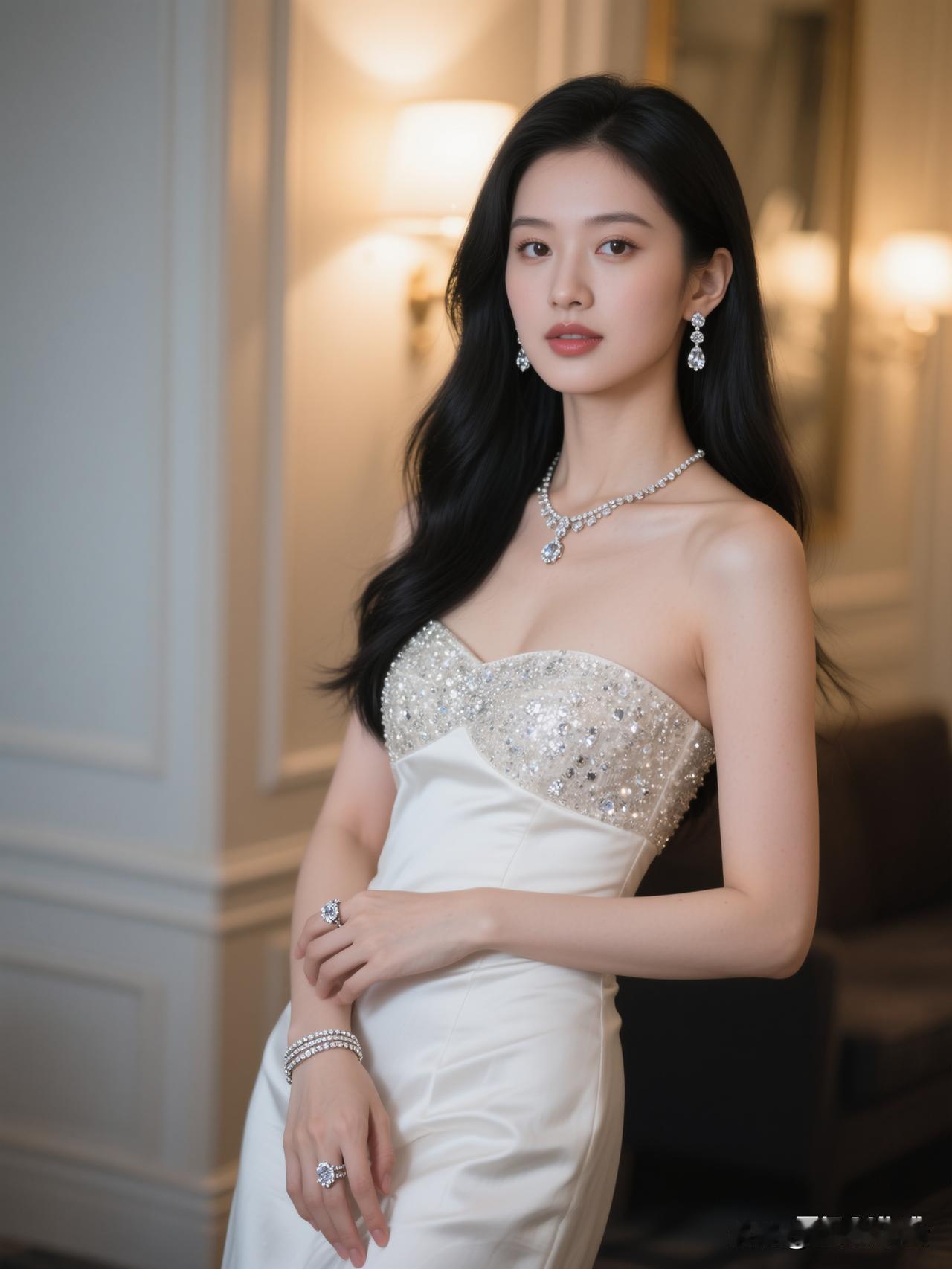 穿上婚纱，成为最美的新娘。婚纱