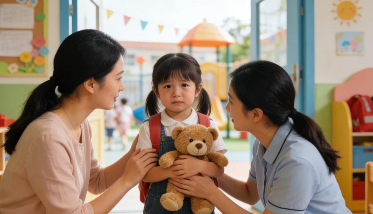3岁的小米刚刚迈入幼儿园的门槛，带着既期待又紧张的心情，踏入了这个充满新奇与未知