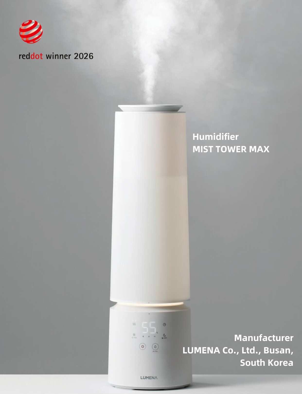 2026 红点奖｜功能杀菌塔式加湿器
Humidifier
MIST TOWER