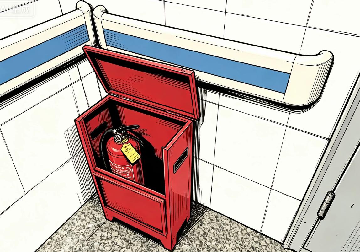 灭火器必须成组摆放2个以上吗？很多人搞错了！

消防检查中，“灭火器未成组摆放”