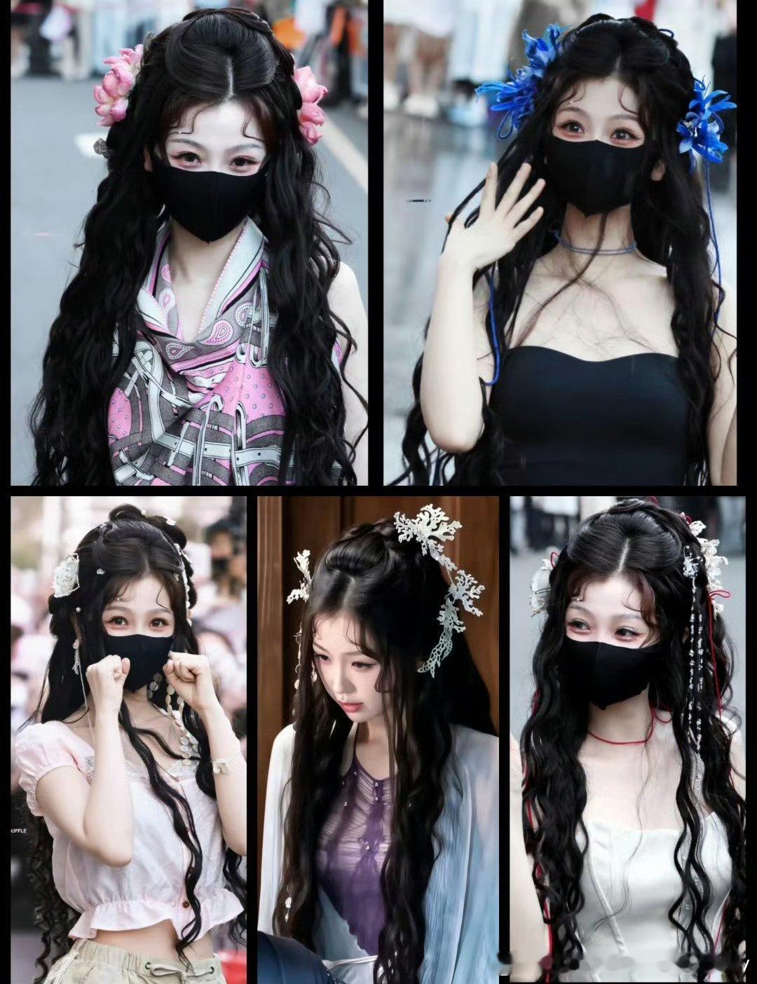 念相思妆造廉价感据说是符合原著的，小蚌精看到什么喜欢的就往头上戴，这个效果还可以