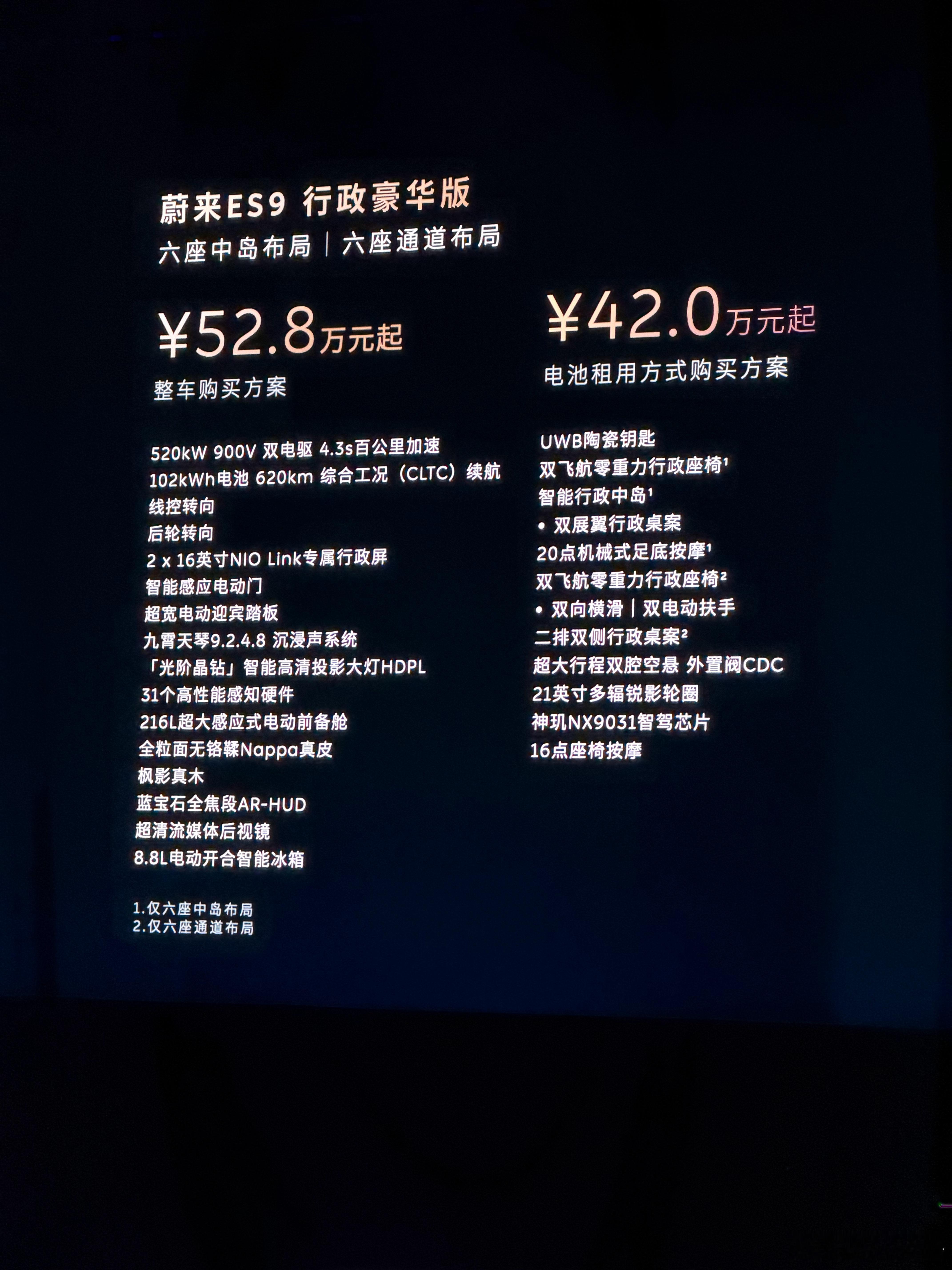 蔚来ES9这个价格有惊喜吗？就等理想L9 Livis发牌了蔚来es9理想L9Li