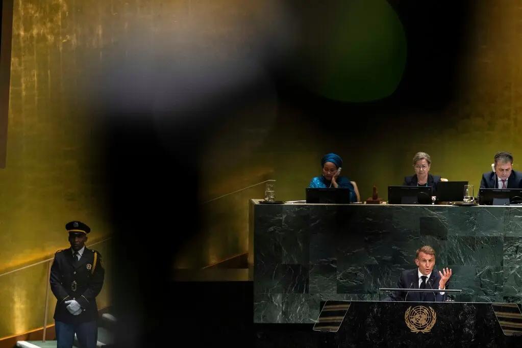 2026.9.23马克龙呼吁联合国反对“丛林法则”。
法国总统埃马纽埃尔·马克龙