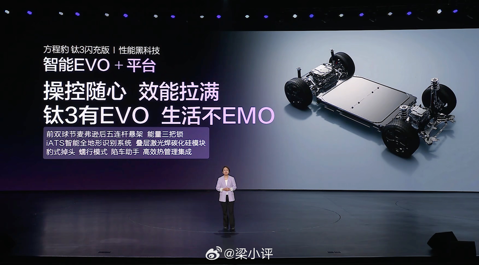 方程豹钛3闪充版：A级纯电SUV智能EVO+平台；CTB电池车身一体化云辇-C+