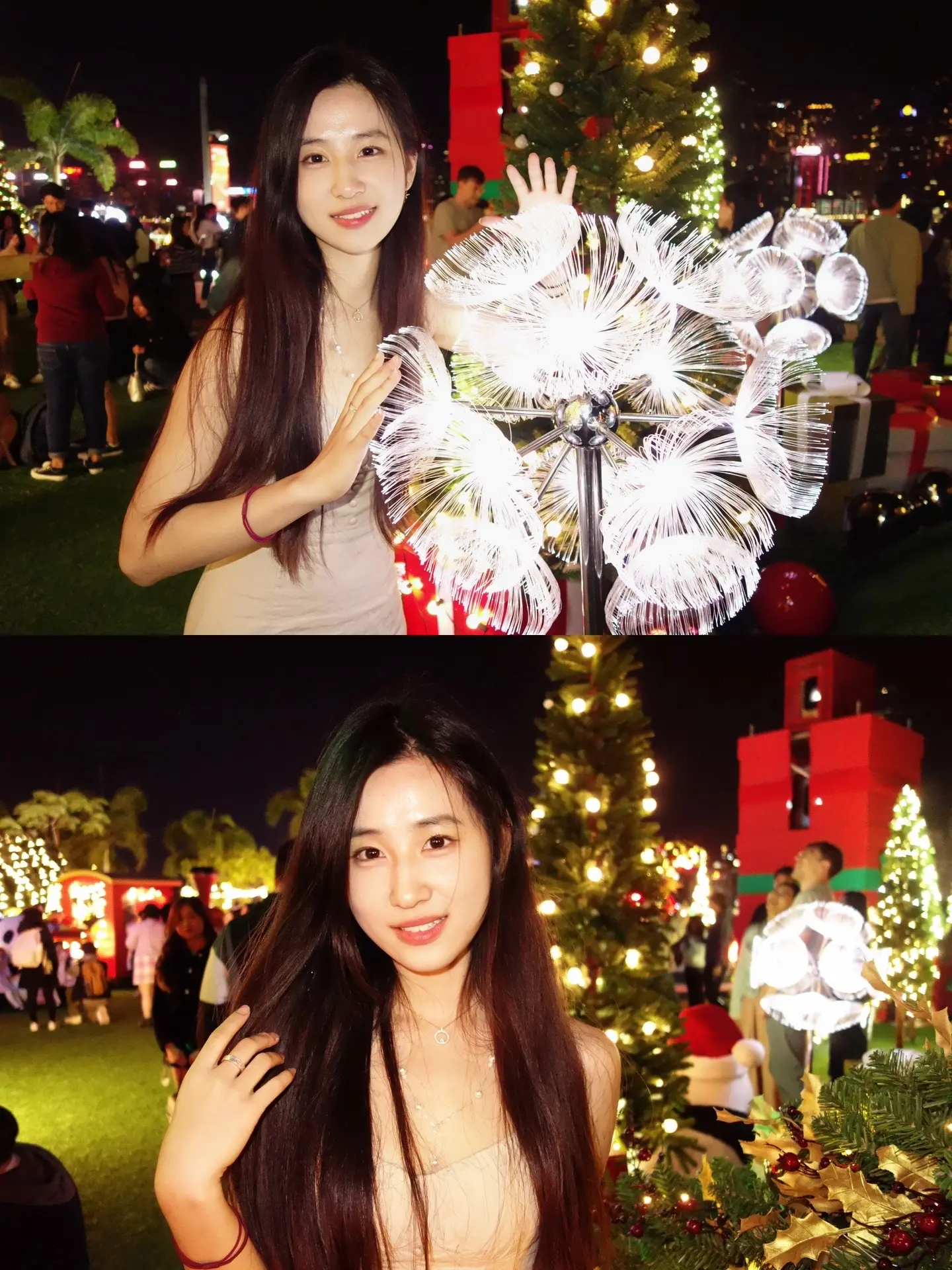 2000年的圣诞🎄。闪光灯夜景有种古早感