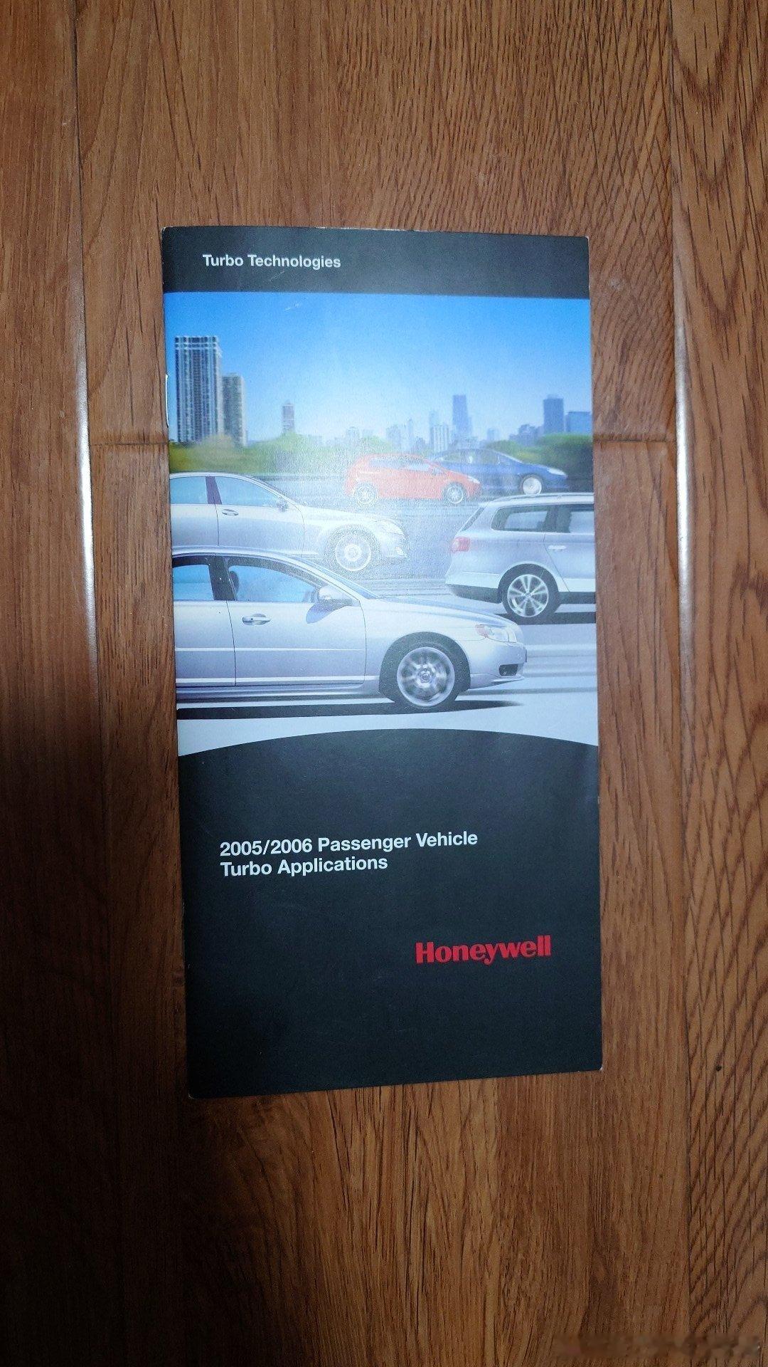 哎嘿，翻到一个2005到2006年Honeywell的一个小册子。 ​​​