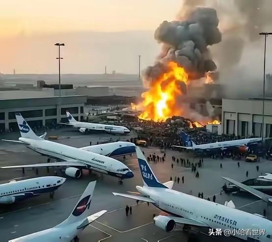 突发炸锅，以色列最要命的核心机场遭导弹突袭波及，3架飞机直接损毁报废，上千人当场