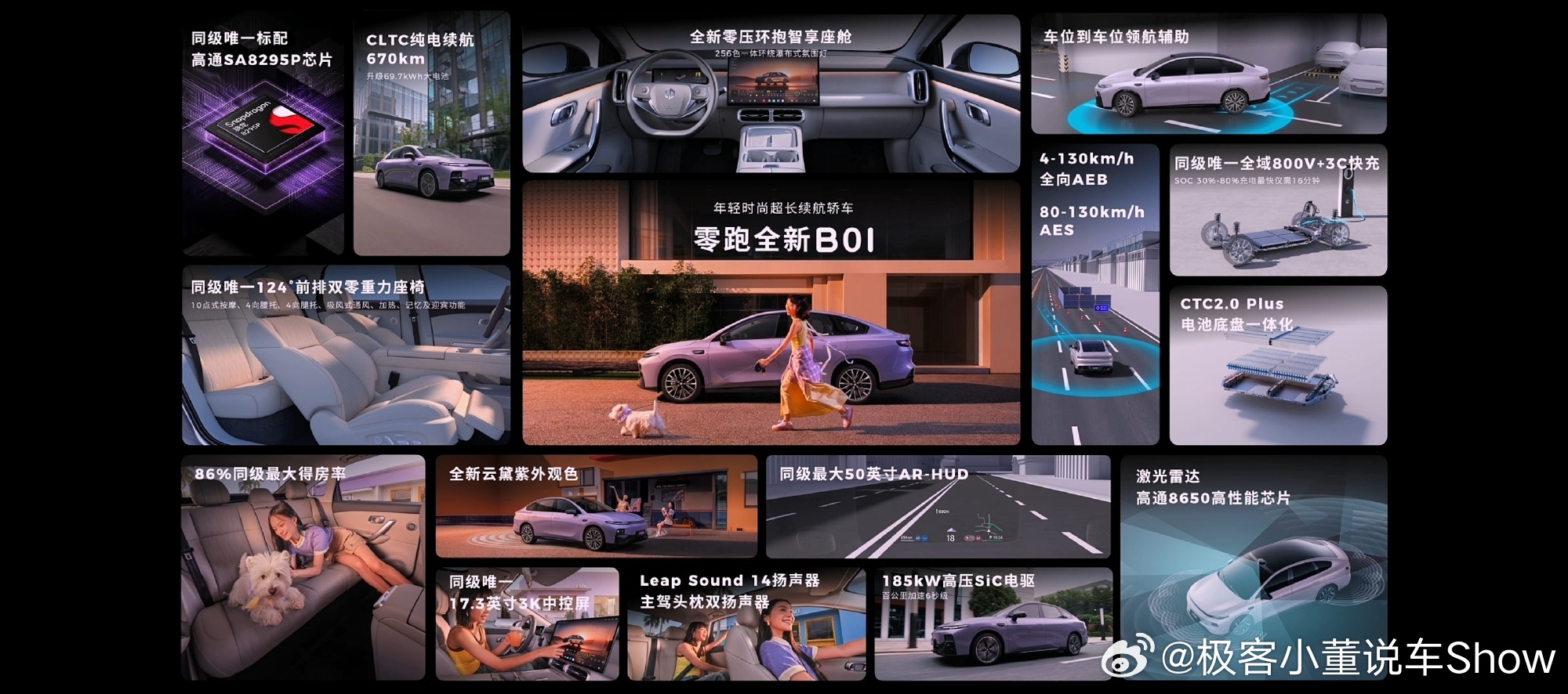 零跑开启10万级800V时代B01 售价 9.58 万−11.98 万元B10 