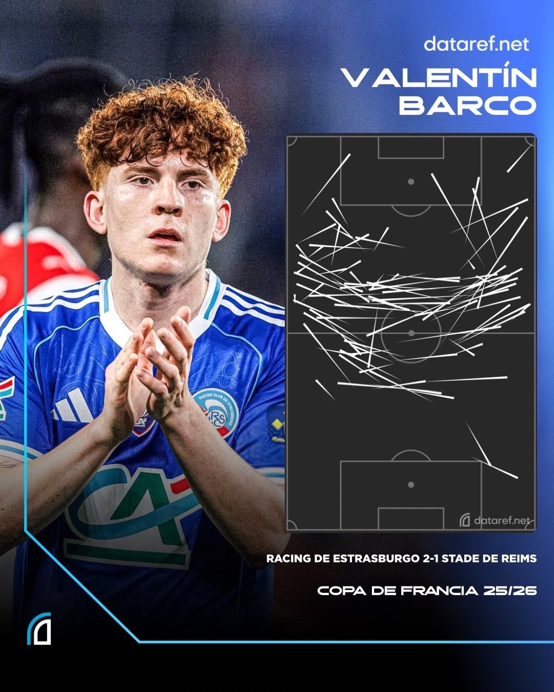 帕尼切利点球破门，斯特拉斯堡2比1兰斯。巴尔科、安塞尔米诺、帕尼切利晋级法国杯 