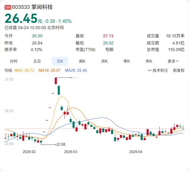 掌阅科技2025年年报正式出炉：营收32.43亿大增25.53%，净亏损1.76