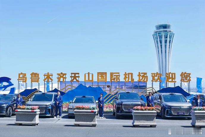 300台岚图高端新能源车正式在新疆投放运营，其实近几年特别在机场、高铁站、展会附