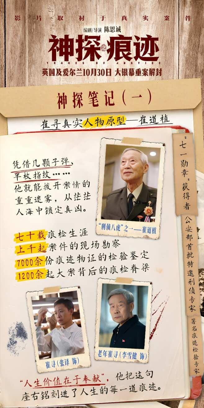 刑侦八虎崔道植真实案卷！重案本周伦敦解封
神探之痕迹英国爱尔兰10月30日🇬?