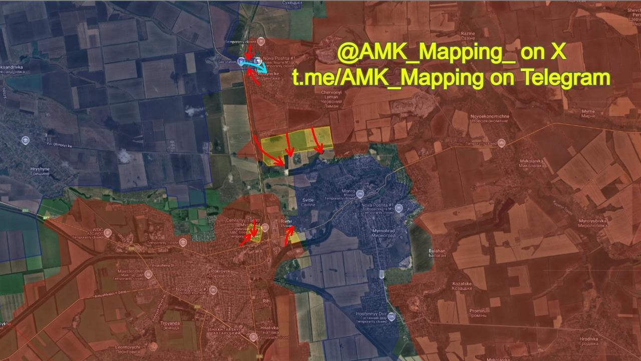 [微风]快讯！来自红军城方向的最新消息：
在过去 24 小时内，此前被俄军物理包