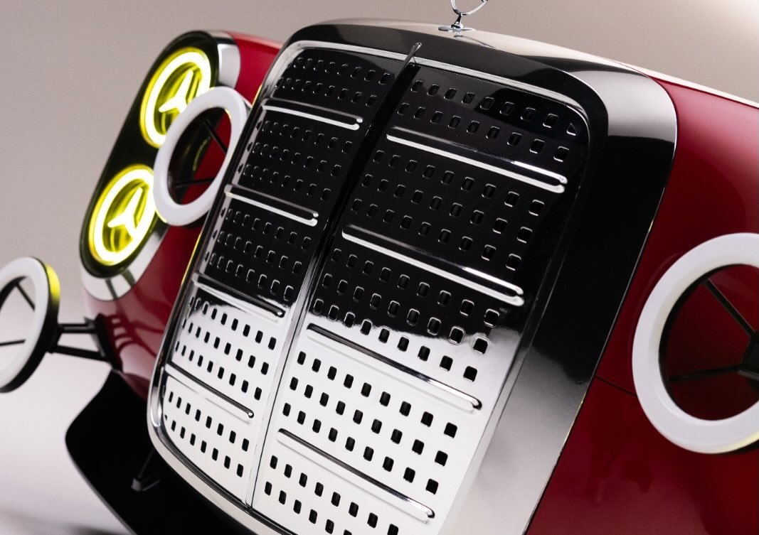 一天一张文艺照 瓦格纳设计的现代版本“红猪”～灵感来自1971年的300 SEL