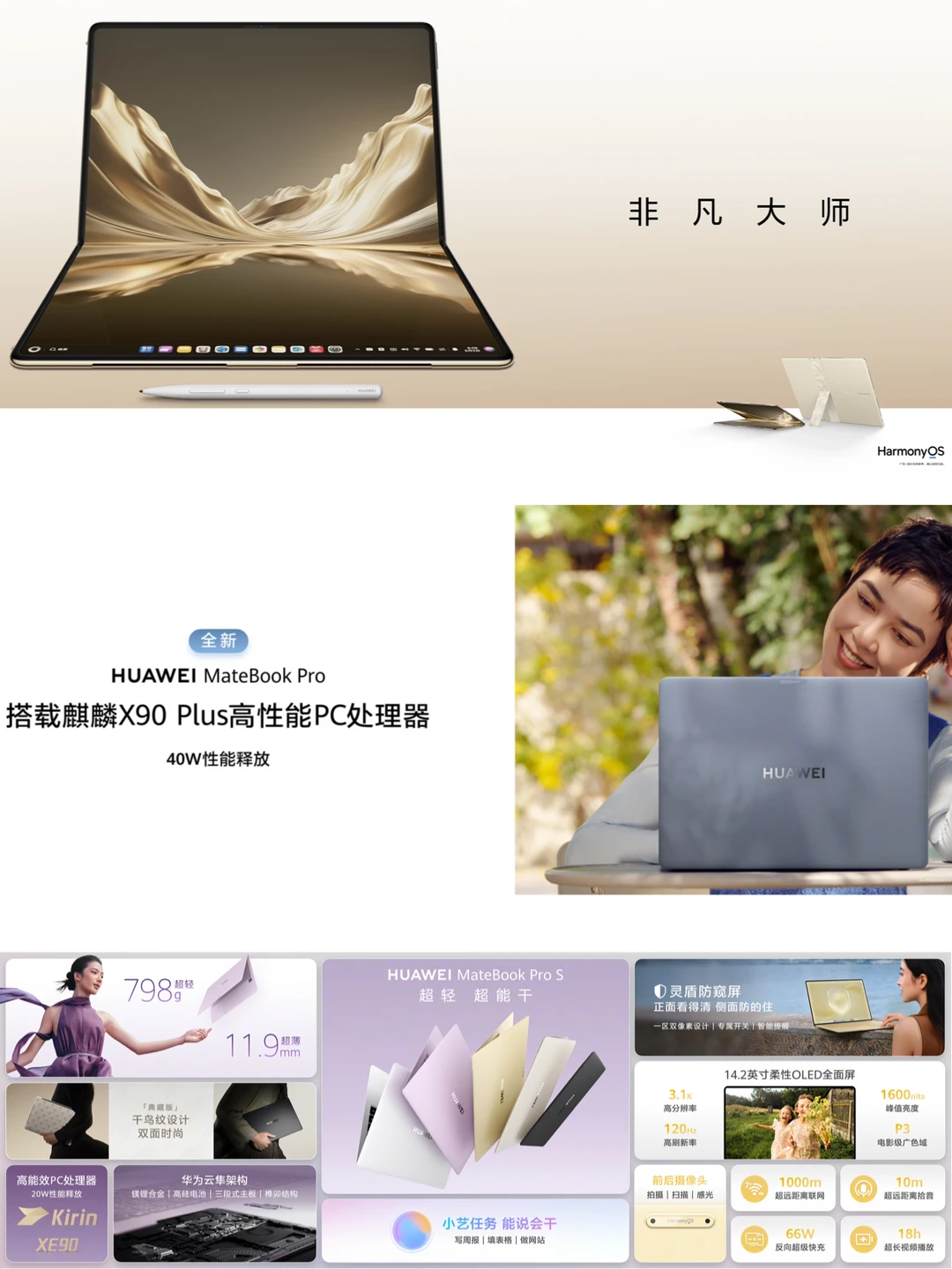 华为三款鸿蒙电脑同时发布的含金量