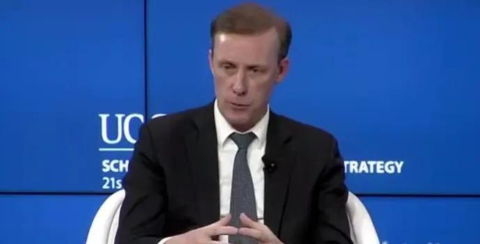 美国总统国家安全事务助理沙利文当地时间30日晩间在一场演讲中说：“我们认识到，几