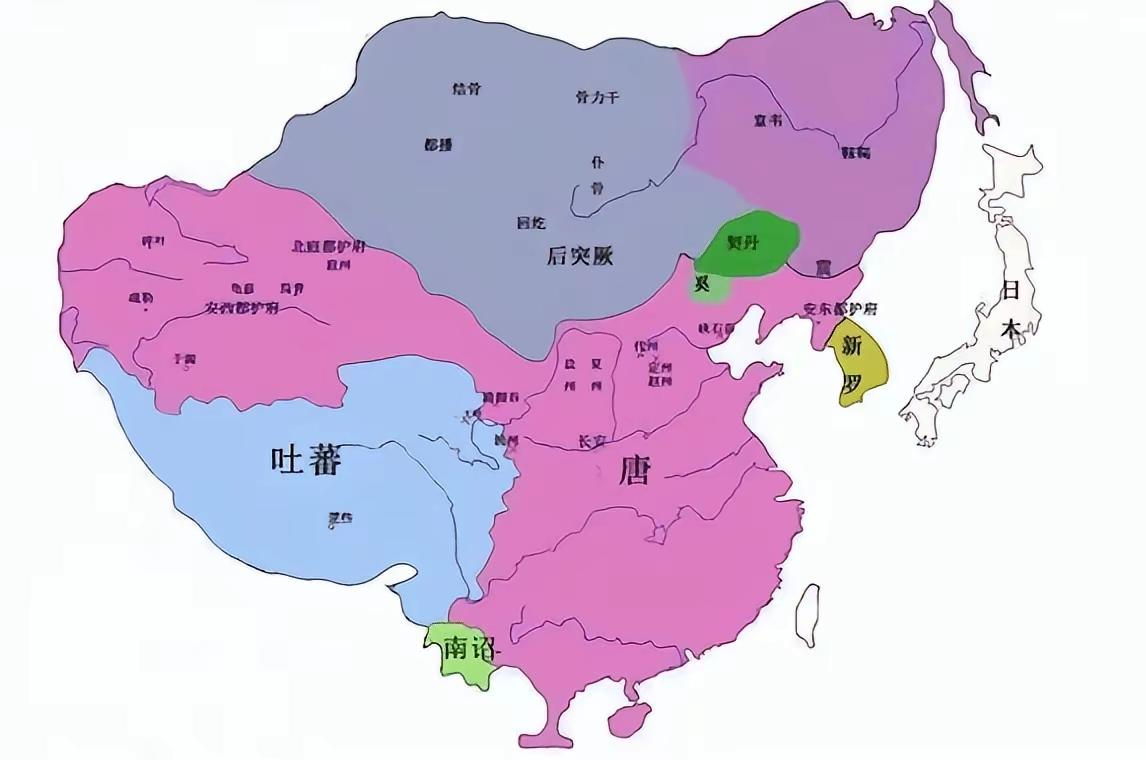 原来唐朝时，越南的疆域是纳入唐朝的版图的，在那边还设了郡县。
很多人或许不知道，