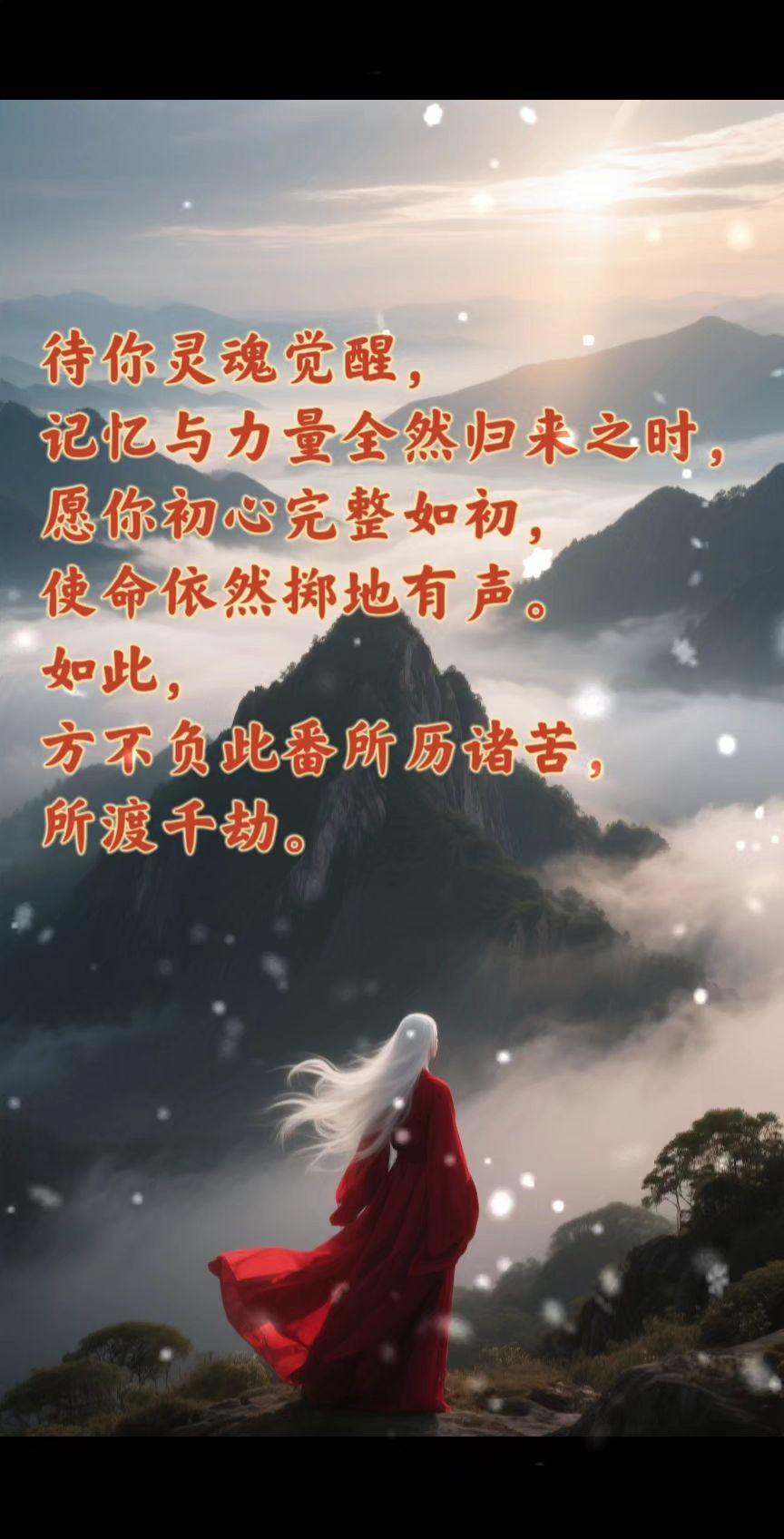 你是谁？
为何而来？
你的使命，完成了吗？