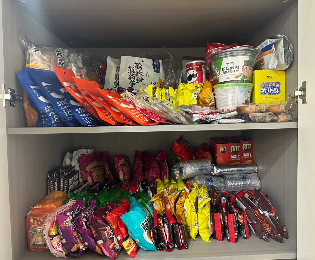 整理零食柜 最多的竟然是…