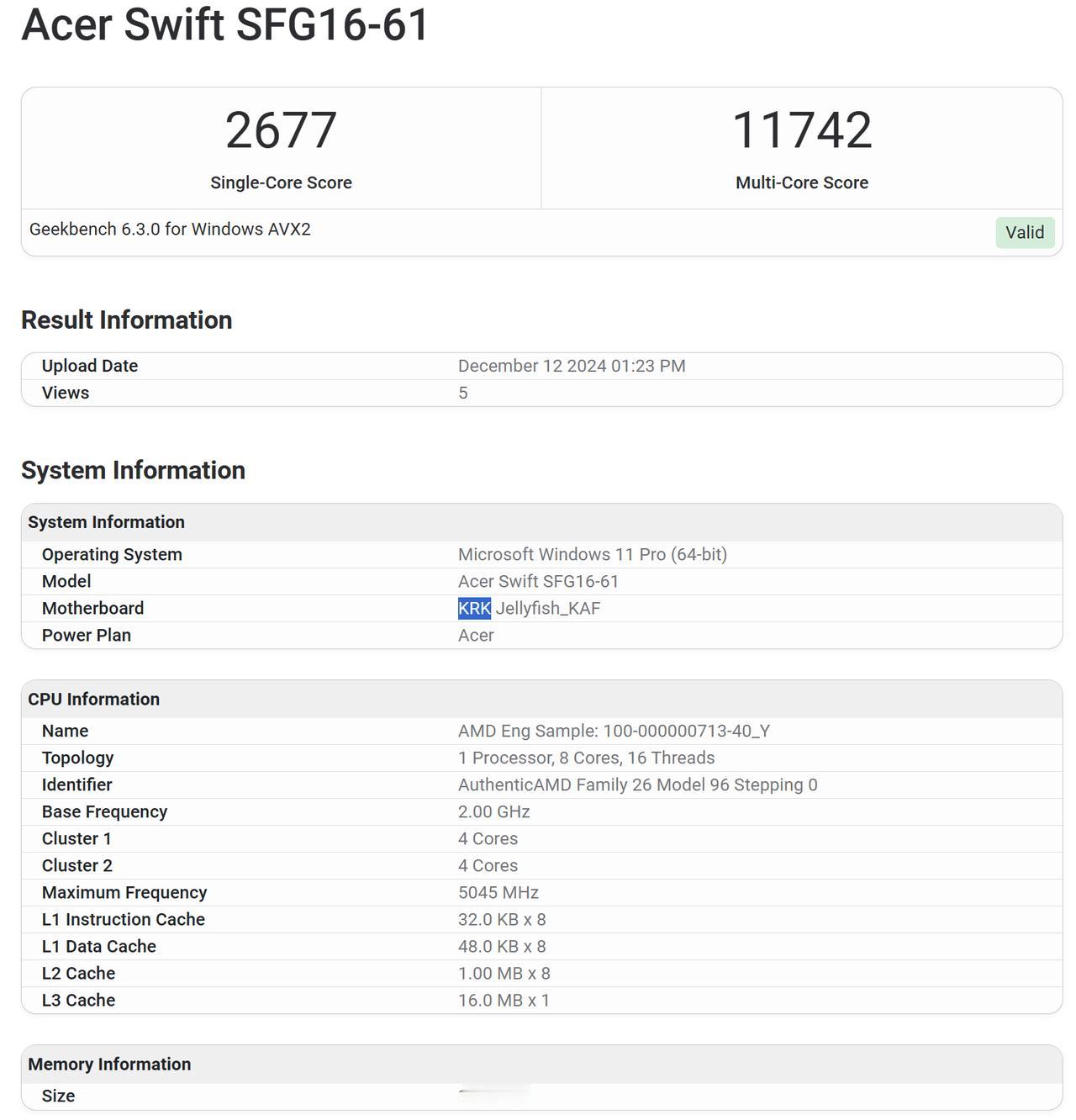 【AMD下代APU Krackan Point锐龙AI 7 350现身】AMD的