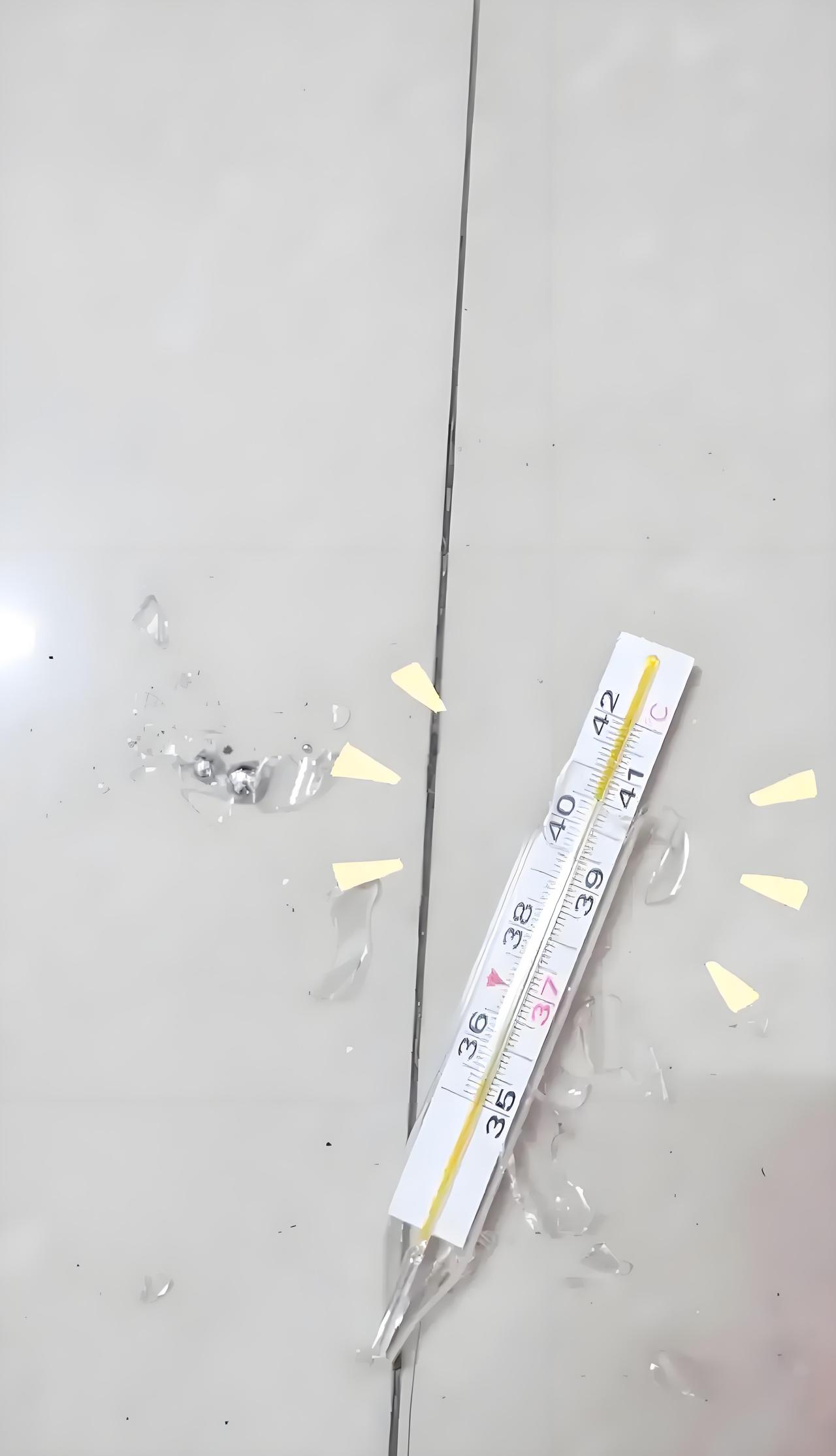 感觉没有我这个家得散，我就洗个澡的功夫就给捅出来这么大的篓子，小儿子把体温计打碎