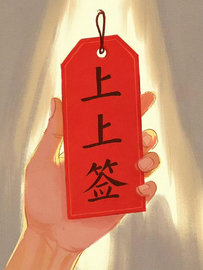 求个上上签 晚上不失眠 卡里不缺钱 