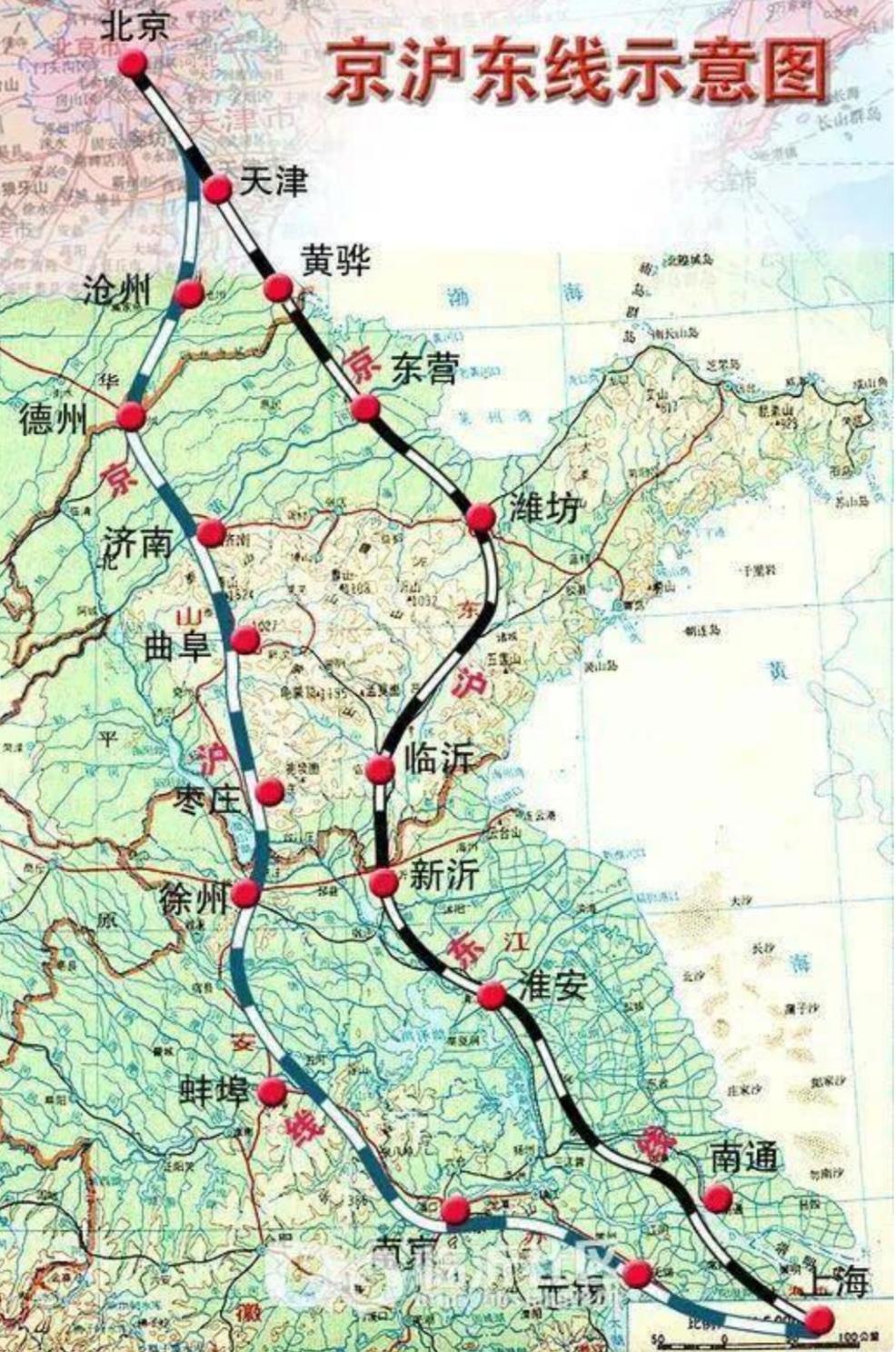 京沪东线（京沪高铁二通道）的规划确实倾向于沿海岸线布局，主要服务于环渤海和长三角