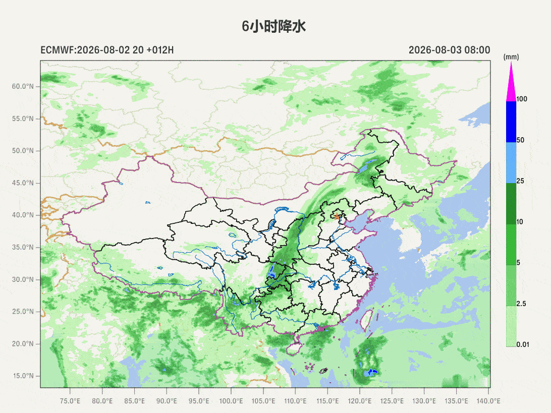 【一周天气——雨 热 台风】本周（8月3日-9日），前半段3-6日，西部的大陆高