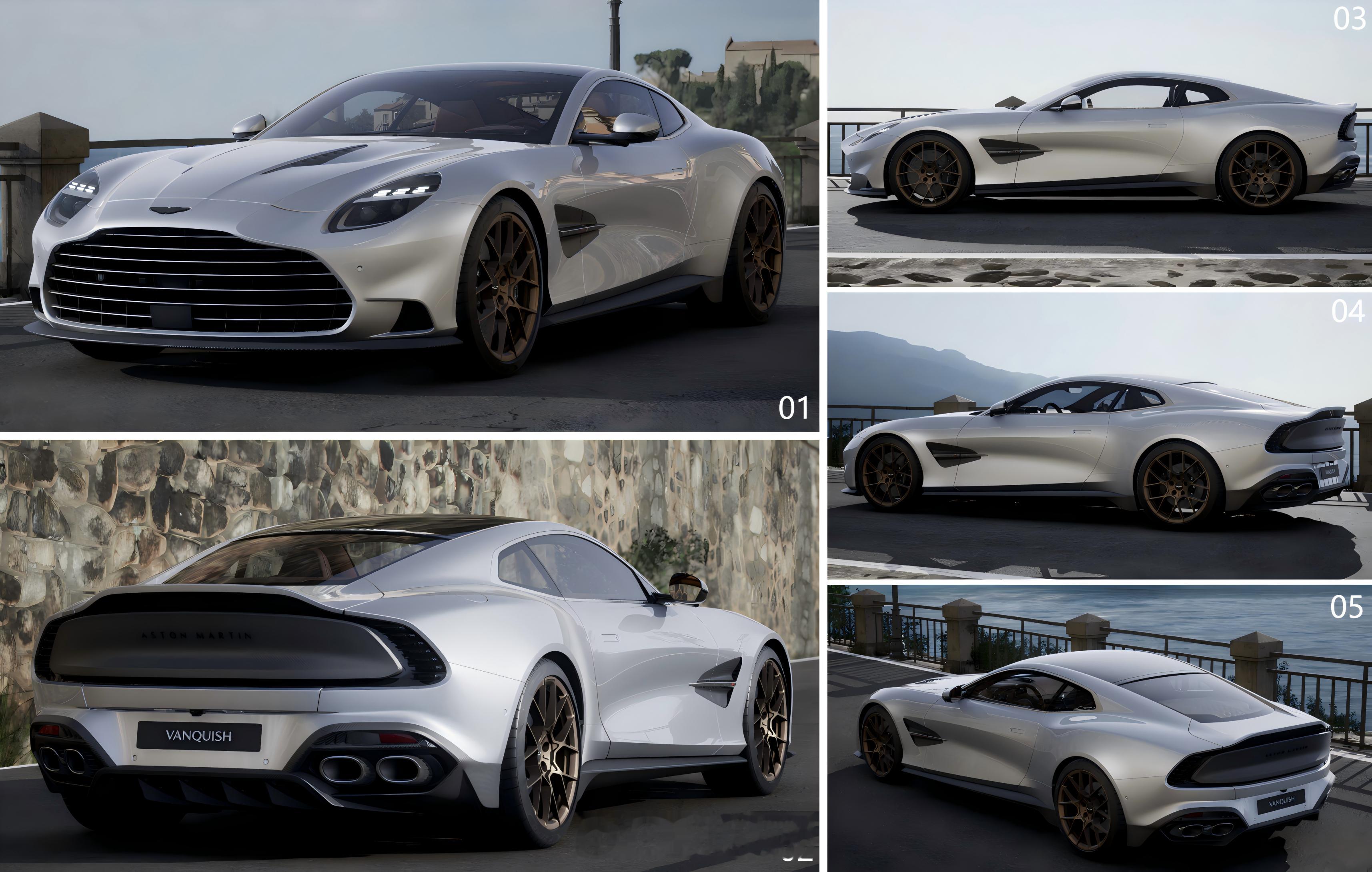 #阿斯顿马丁全新Vanquish# 来欣赏一组阿斯顿马丁—全新Vanquish 