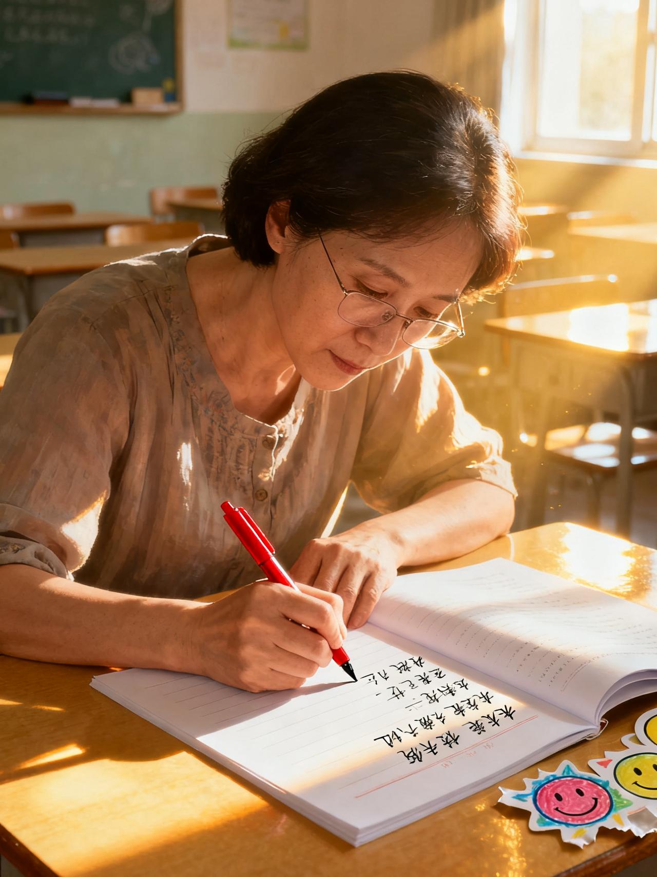 教数学13年，我删掉了试卷上的2道题
 
昨晚批改下周的教案时，我盯着“异分母分