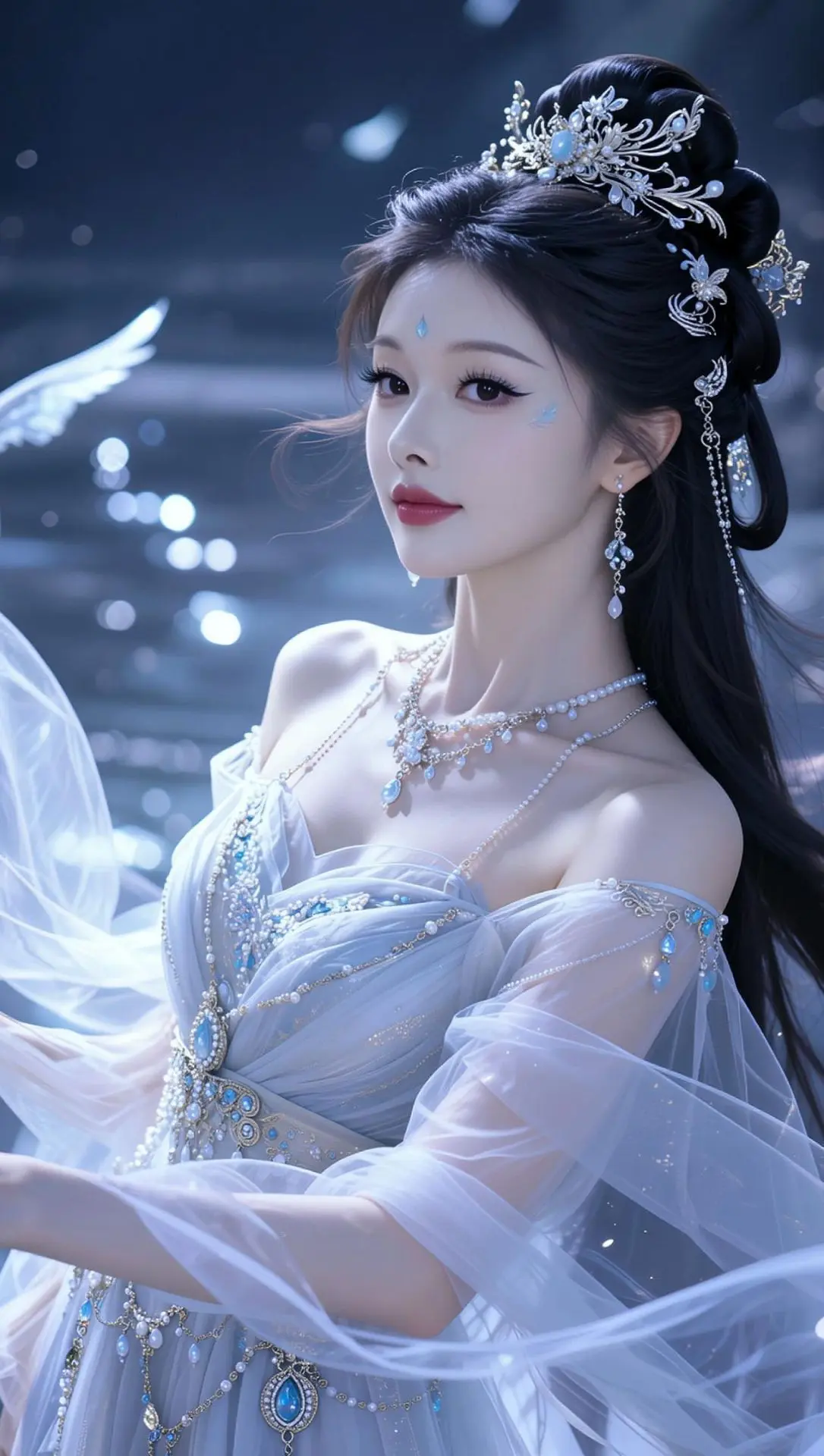 AI仙袂飘影 ai创作 国风的美感 古风次元融合 ai仙梦纱影