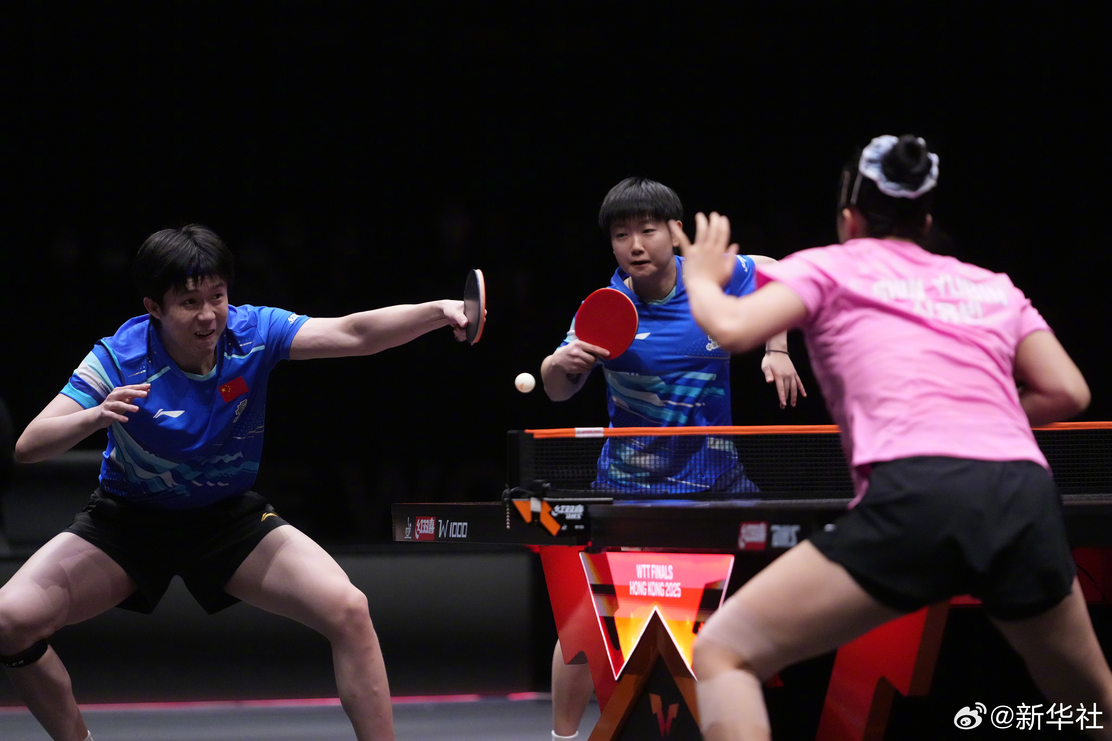 #王楚钦孙颖莎0比3林钟勋申裕斌#【WTT香港总决赛：#王楚钦孙颖莎香港总决赛混