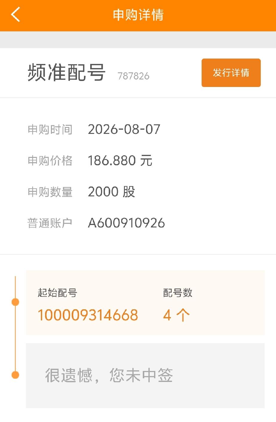 大肉签，等了一个晚上，终究没中还是没中股票肉签 ，大家有中的没有？