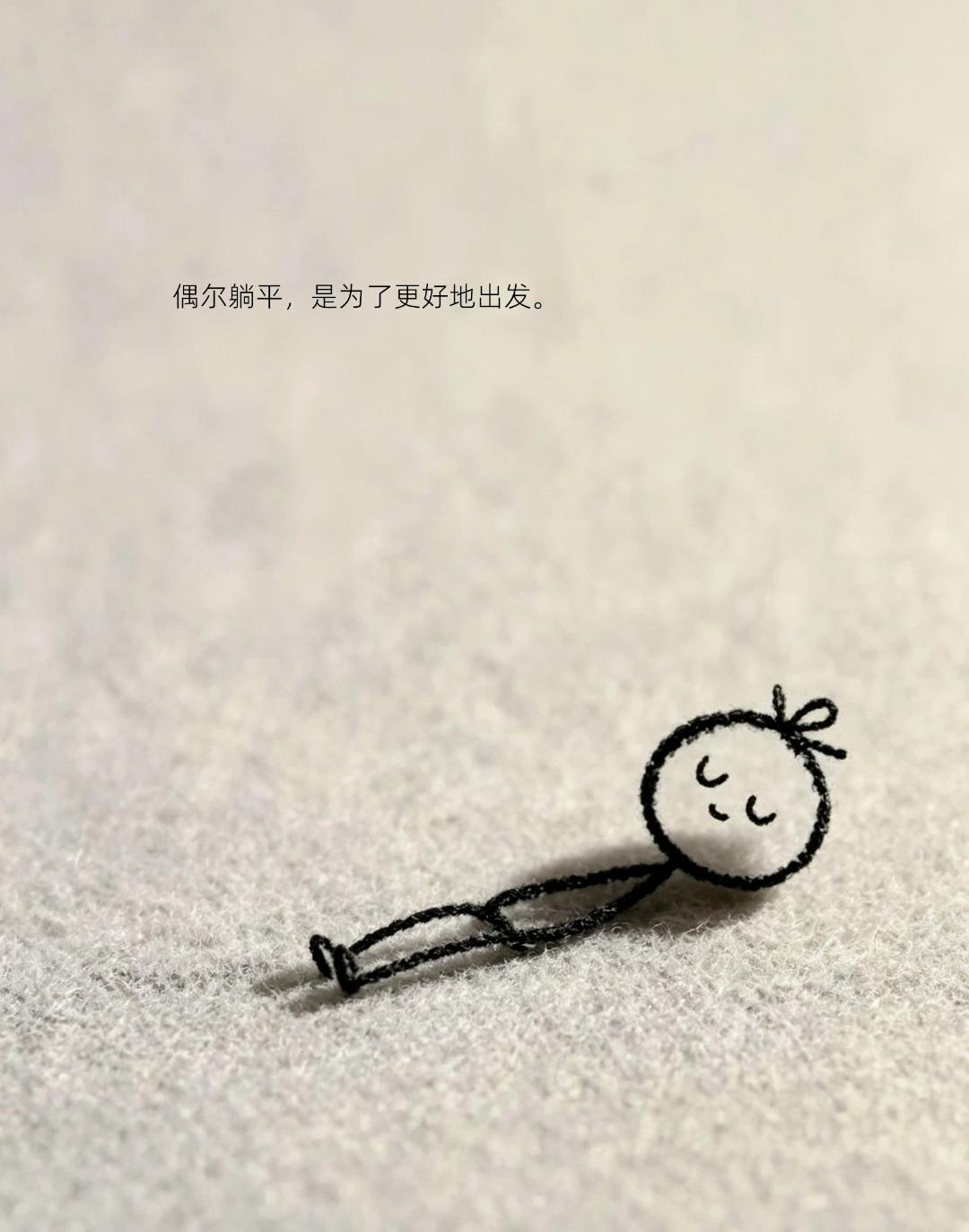 允许自己放慢脚步，不用逼着马上翻盘。人生本就有起有落，谁都有撑不住的时候。眼前的