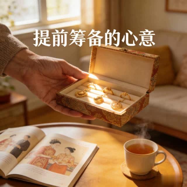 女子未迎儿媳先囤黄金，藏在金饰里的，是中国式婆婆最温柔的偏爱
 
还没等来儿媳妇