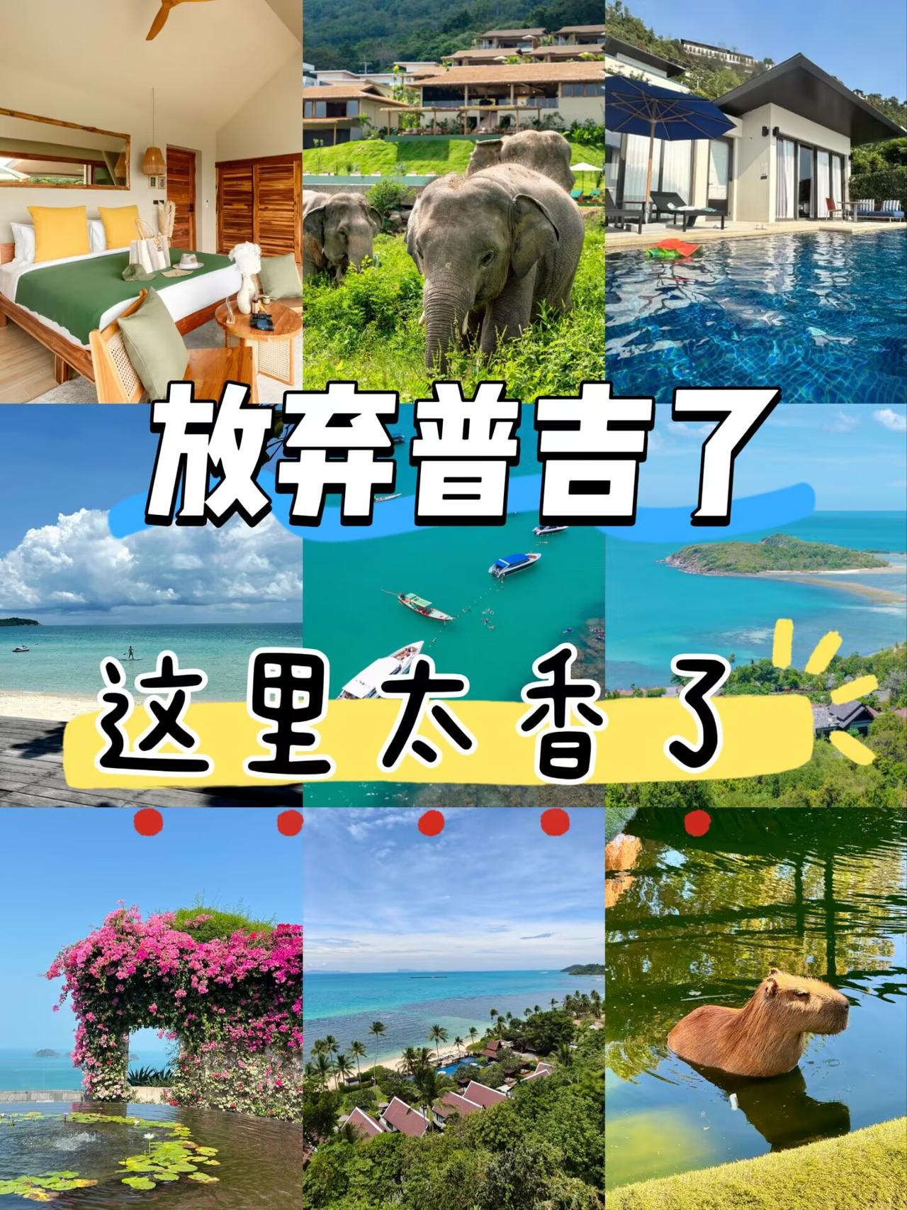 放弃普吉了，这里太香了！被泰国本地人私藏的宝藏，免签真香。没有哪里能像苏梅岛一样