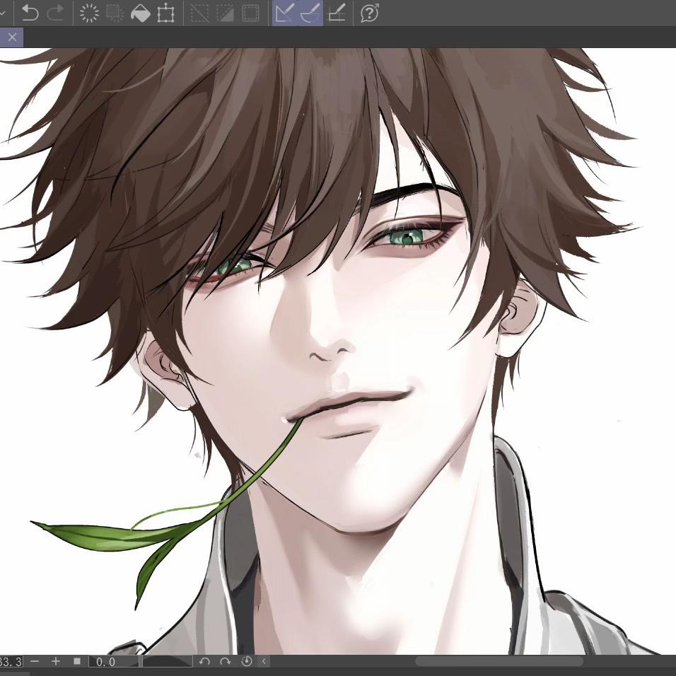 画画 李白王者荣耀摸鱼绘画